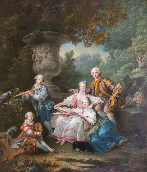 Le Marquis de Sourches et sa famille dit " le Concert champÍtre"