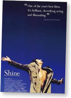 オージーが米オスカー主演男優賞を受賞した史上初の映画「シャイン」